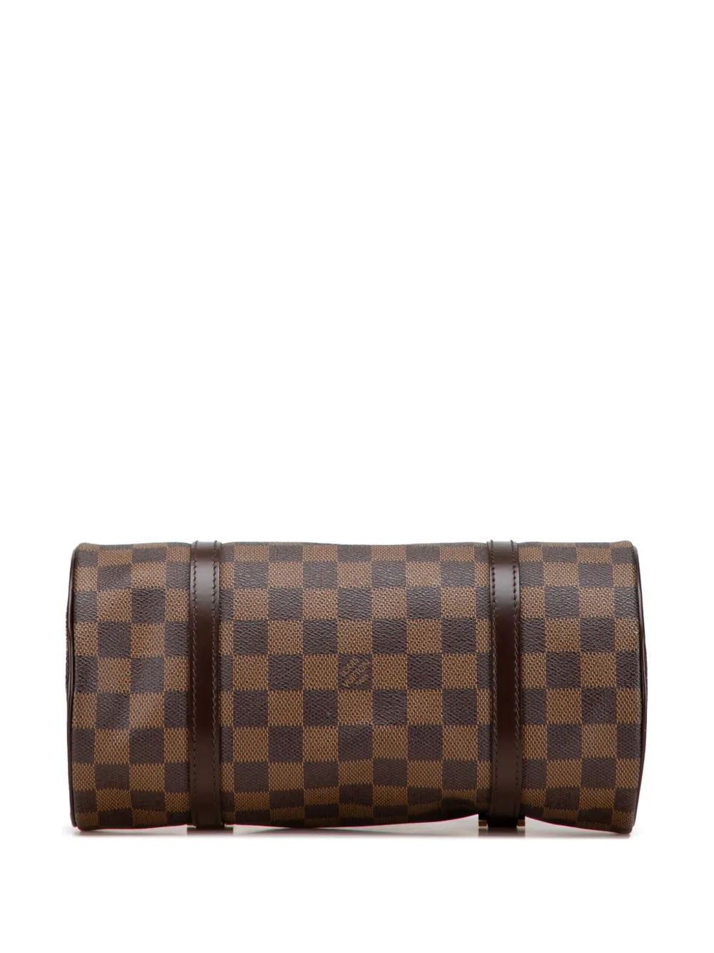 Pre-owned Louis Vuitton 2005 Damier Ebene Papillon 26 Handbag In Brown