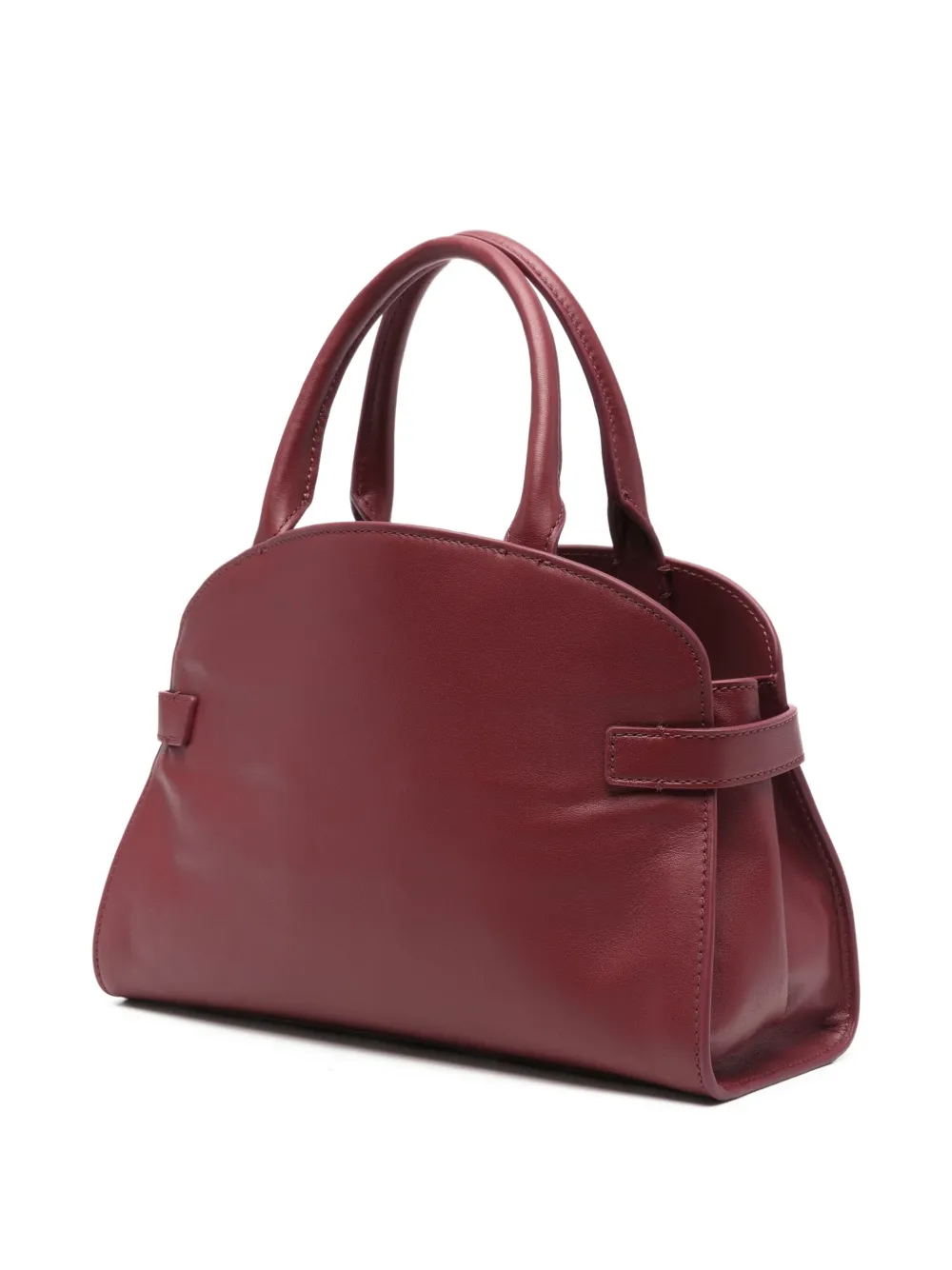 Coccinelle Sabine kleine suède shopper Rood