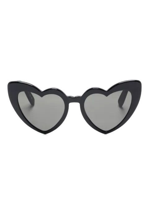 Saint Laurent Eyewear lentes de sol con armazón en forma de corazón