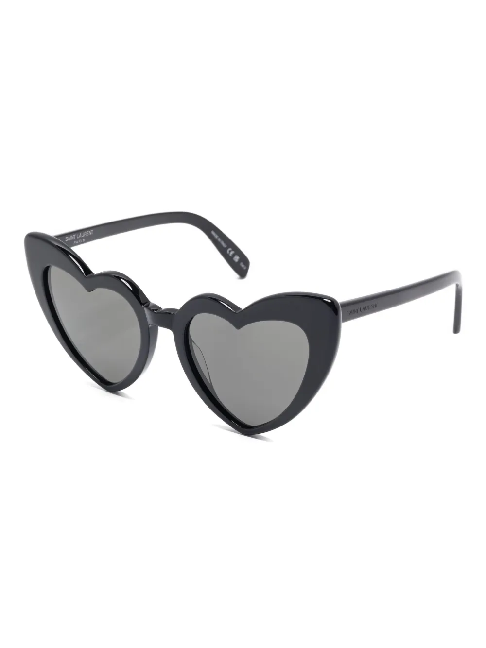 Saint Laurent Eyewear Zonnebril met hartvormig montuur - Zwart
