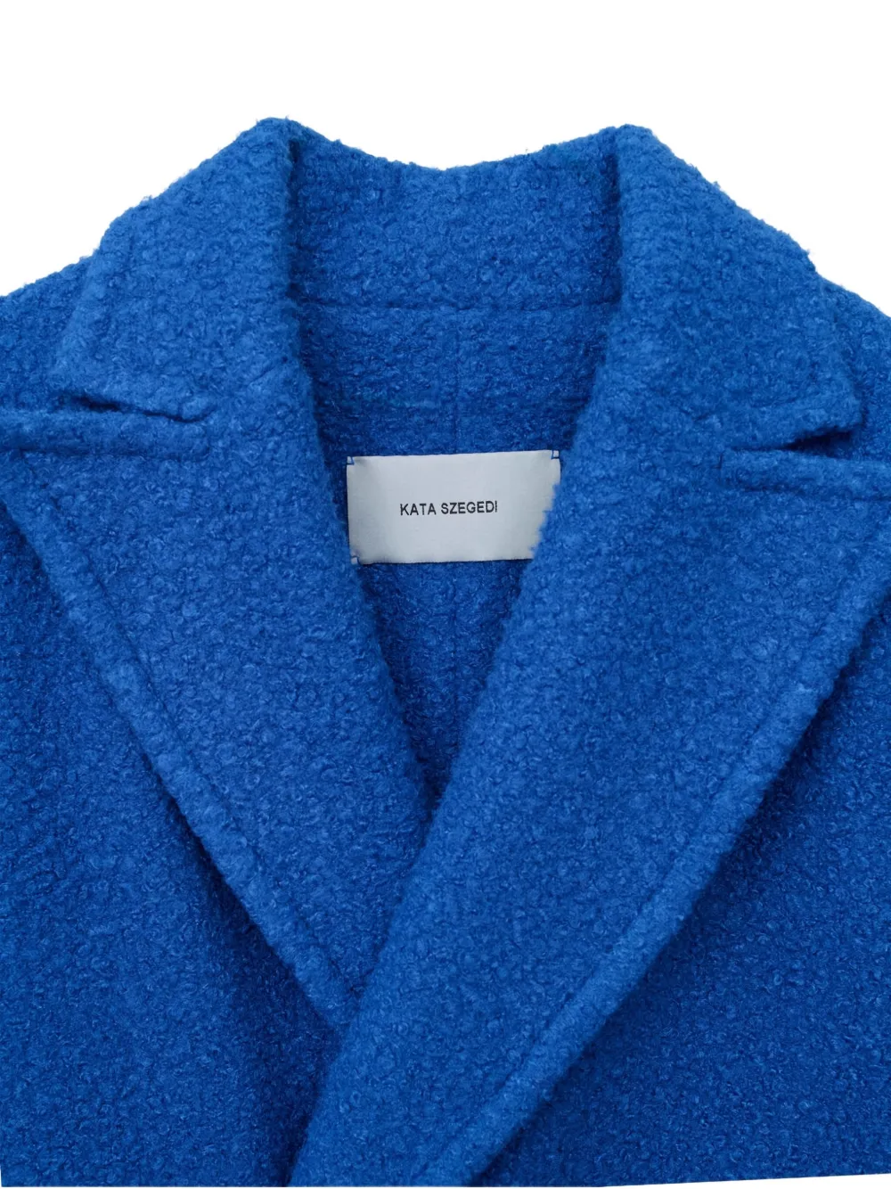Kata Szegedi Mara Faux-fur Coat In Blue