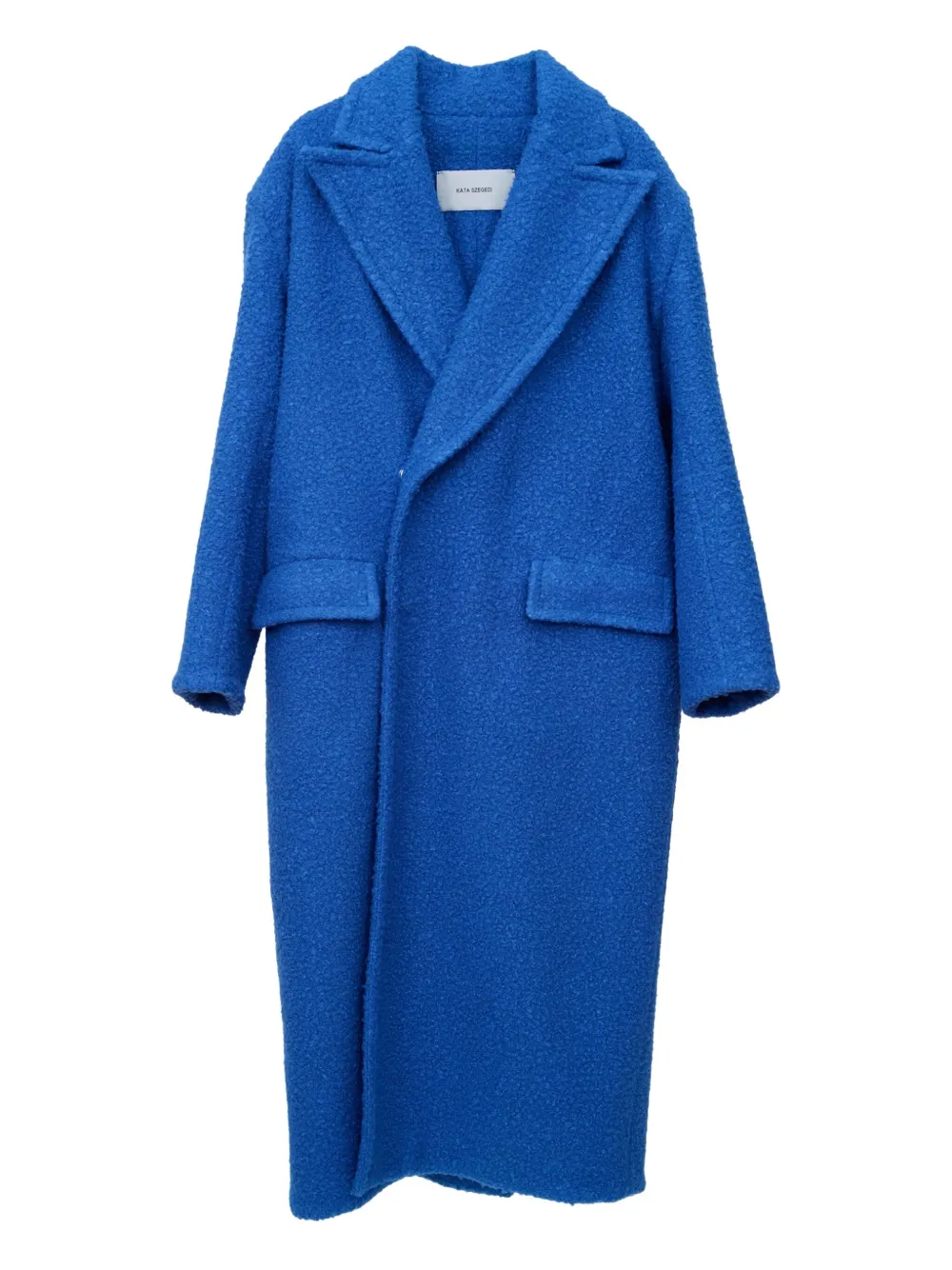 Kata Szegedi Mara Faux-fur Coat In Blue