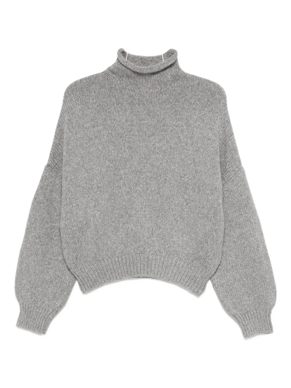 Khaite Roll-neck Sweater In Gray