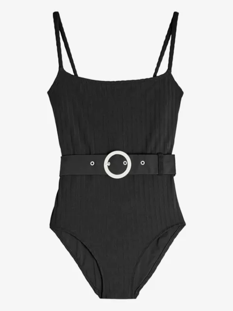Solid & Striped The Nina belted swimsuit