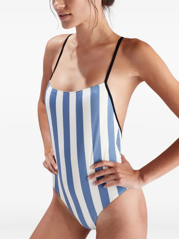 Solid & Striped The Chelsea ワンピース水着 | ブルー | FARFETCH JP