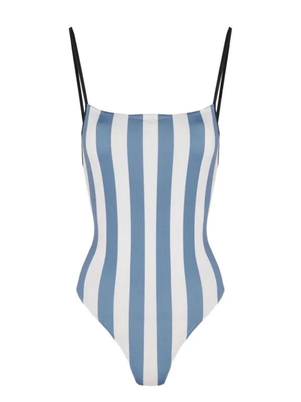 Solid & Striped The Chelsea ワンピース水着 | ブルー | FARFETCH JP
