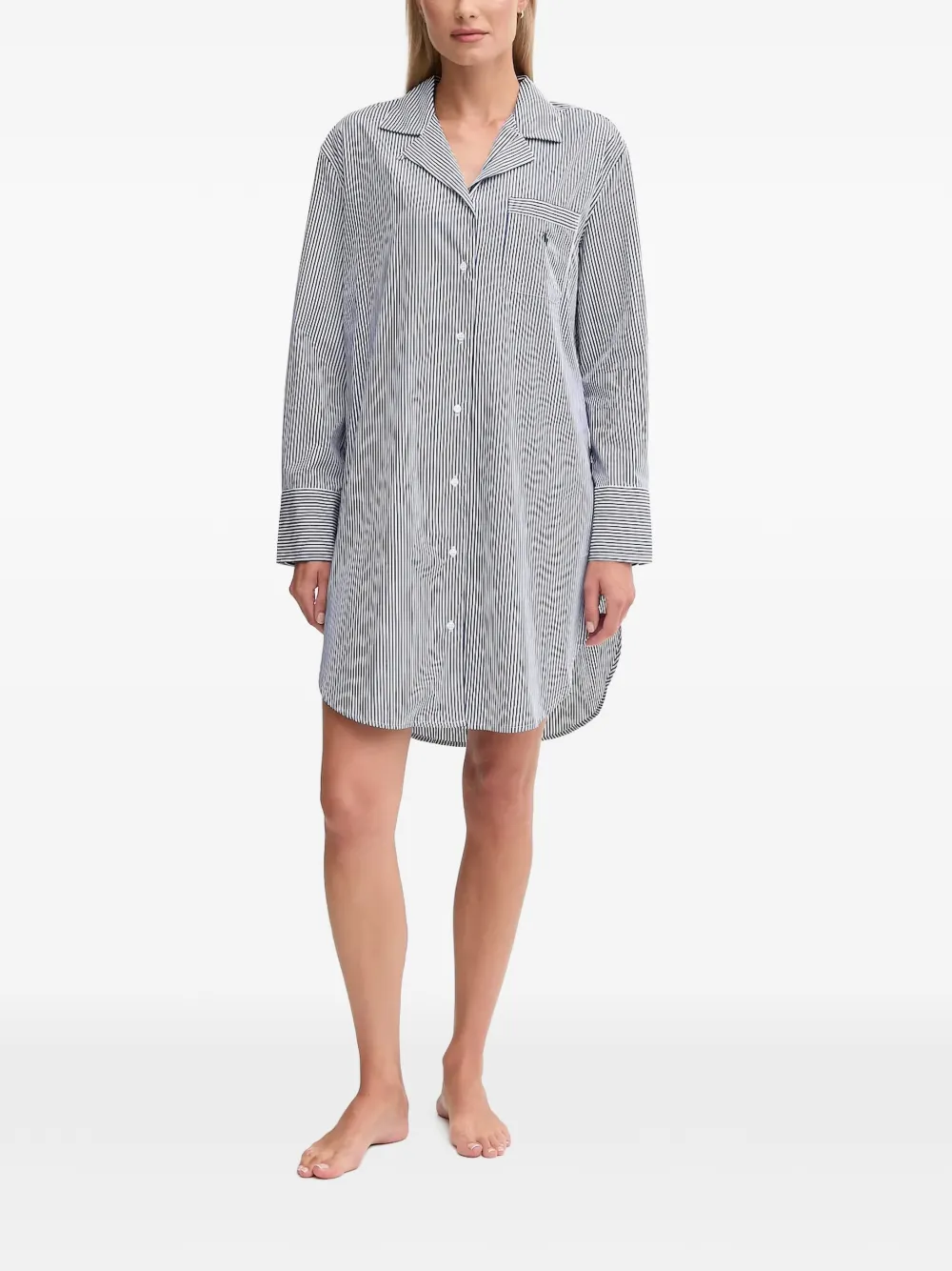 Polo Ralph Lauren striped pocket nightdress - Blau