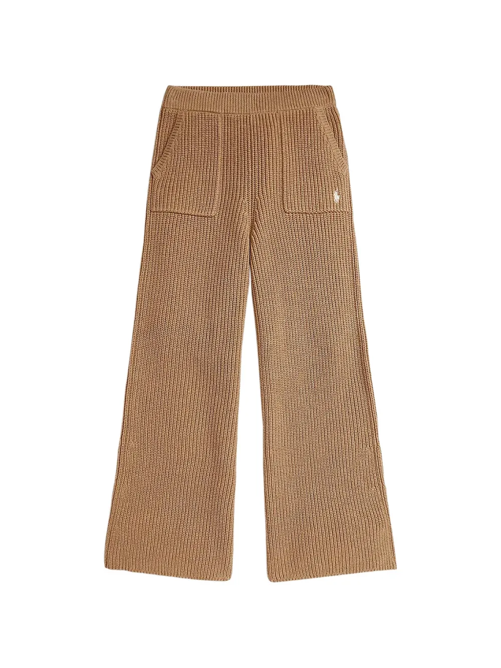 POLO RALPH LAUREN KIDS Pantaloni con logo - Marrone