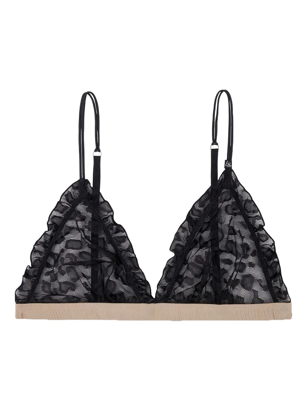 Love Stories Reggiseno con ruches - Nero