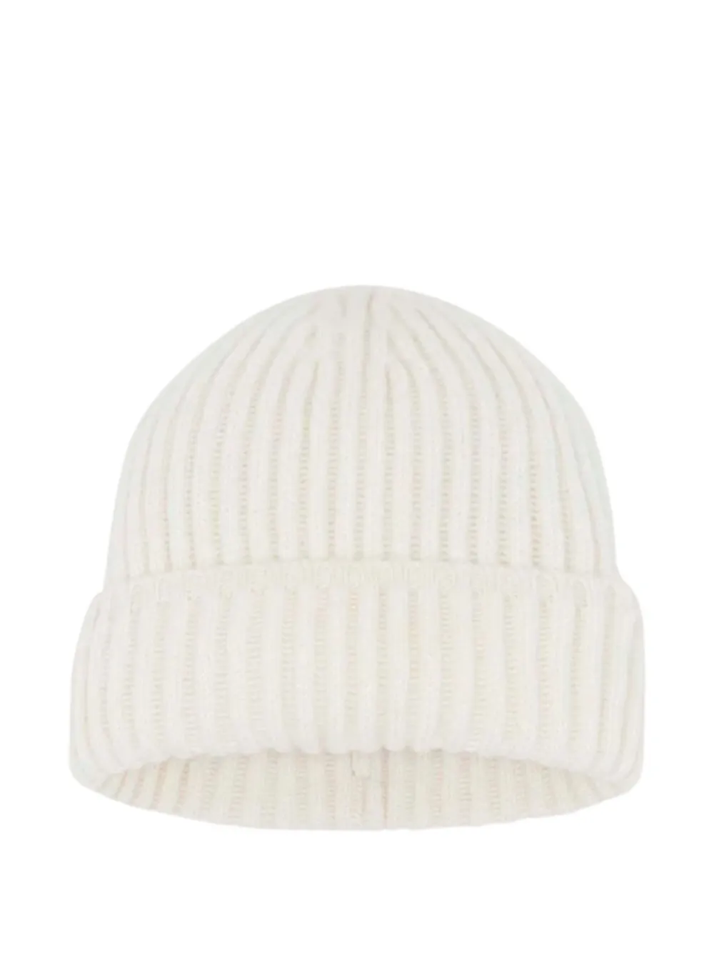Kujten Bruges Ribbed-knit Cashmere Beanie In Neutral