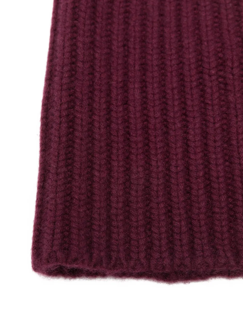 Hurray Ribbed-knit Beanie In Burgundy
