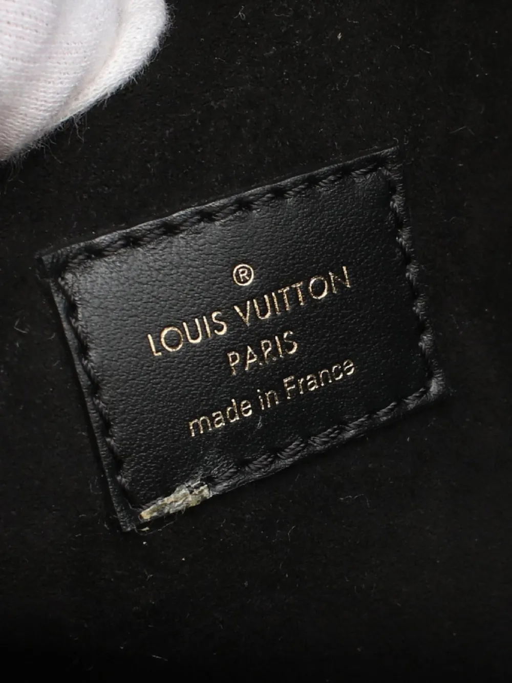Pre-owned Louis Vuitton 2021-2025 Monogram On My Side Mm Satchel In Black