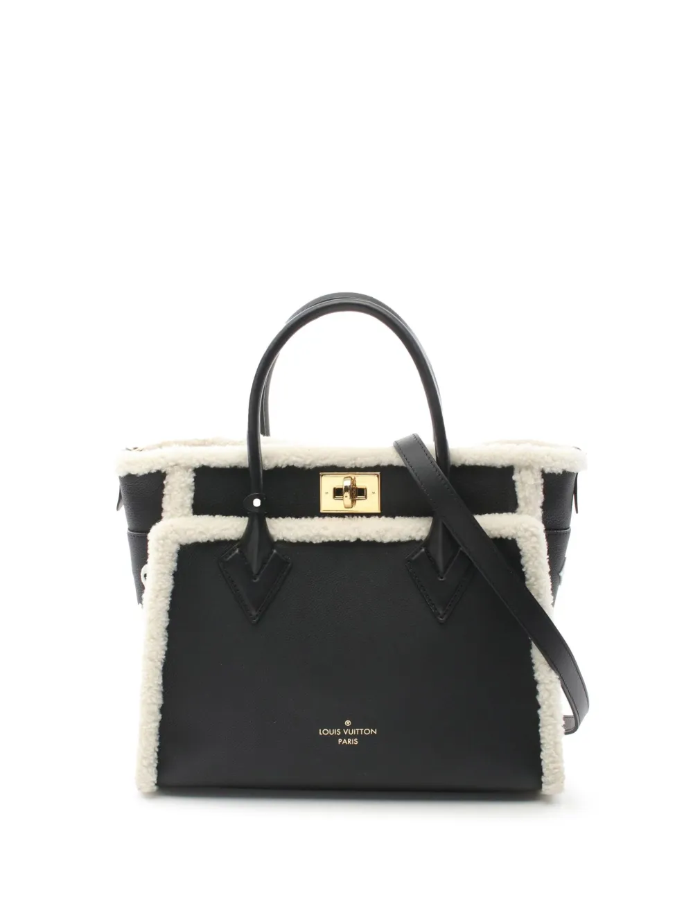 Louis Vuitton Pre-Owned Borsa a tracolla On My Side MM con monogramma 2021-2025 | nero | Image 1