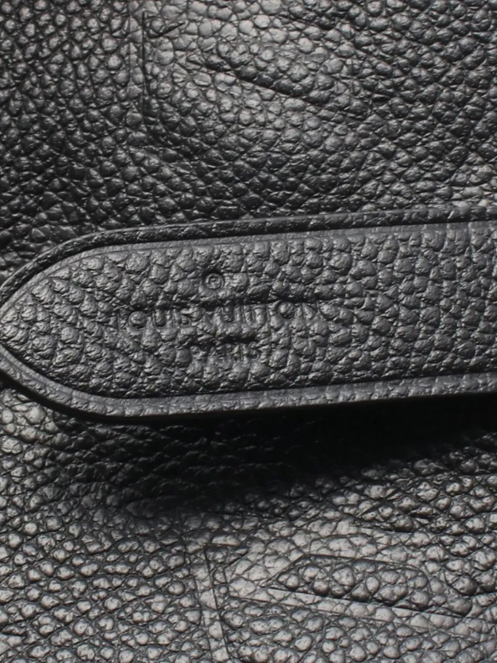 Pre-owned Louis Vuitton 2021-2025 Monogram Empreinte Neonoe Mm Bucket Bag In Black
