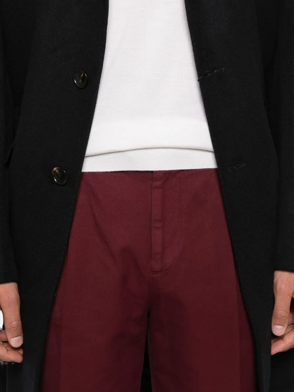 Brunello Cucinelli Plooibroek Rood