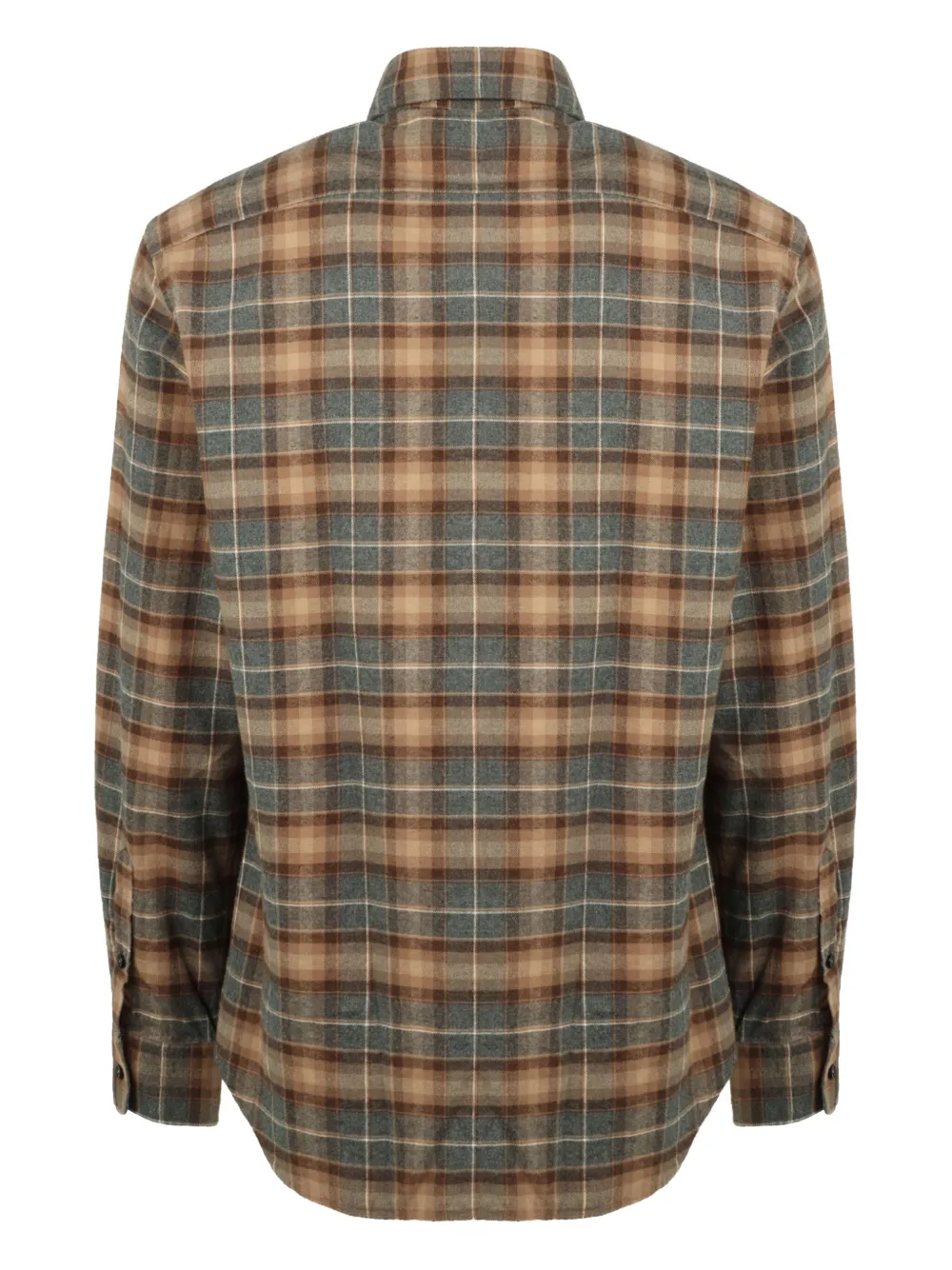 Slowear checked long-sleeve shirt - Bruin