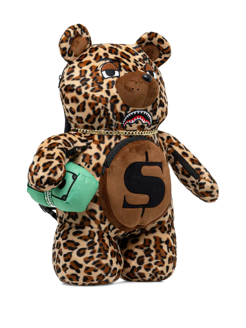 Sprayground Leopard Money Bear backpack | Men | Image 2