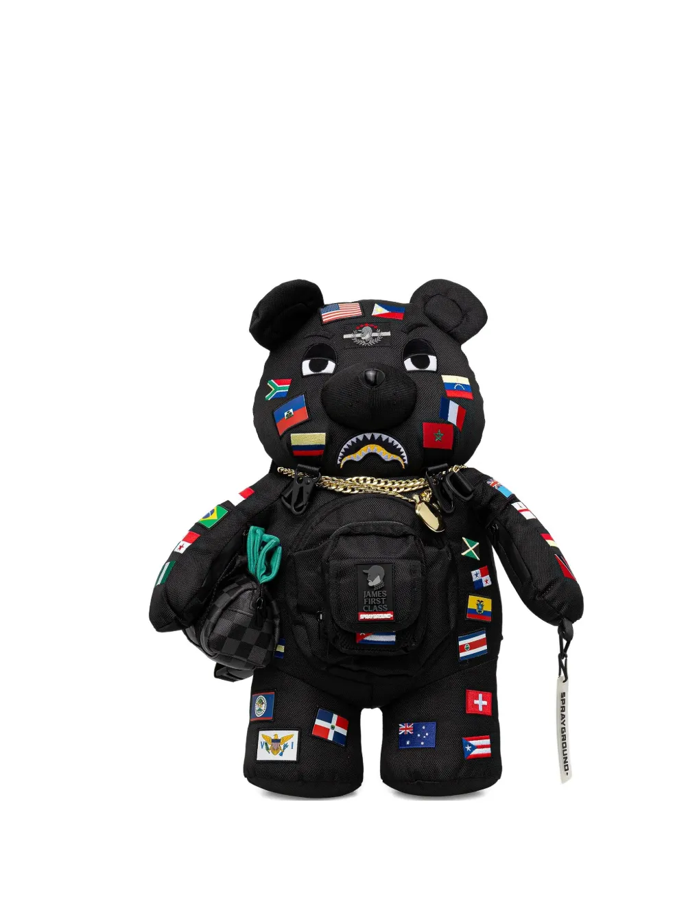 Sprayground flag-patches backpack | Black | Image 1