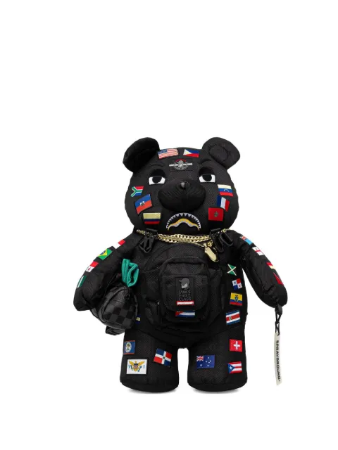 Sprayground mochila con parches de bandera