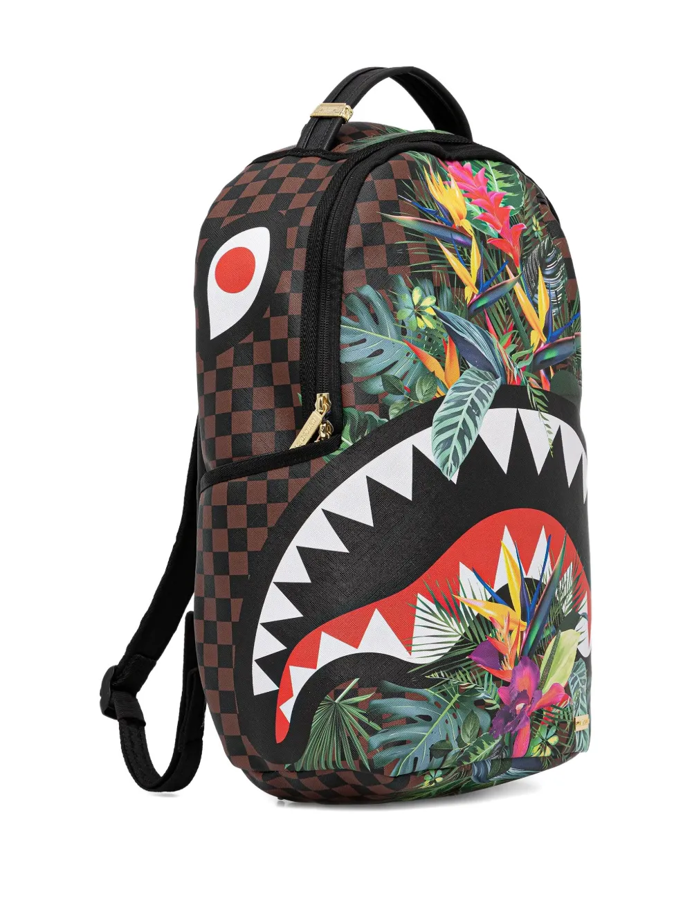 Sprayground checked-pattern floral-print backpack | Mænd | Image 2