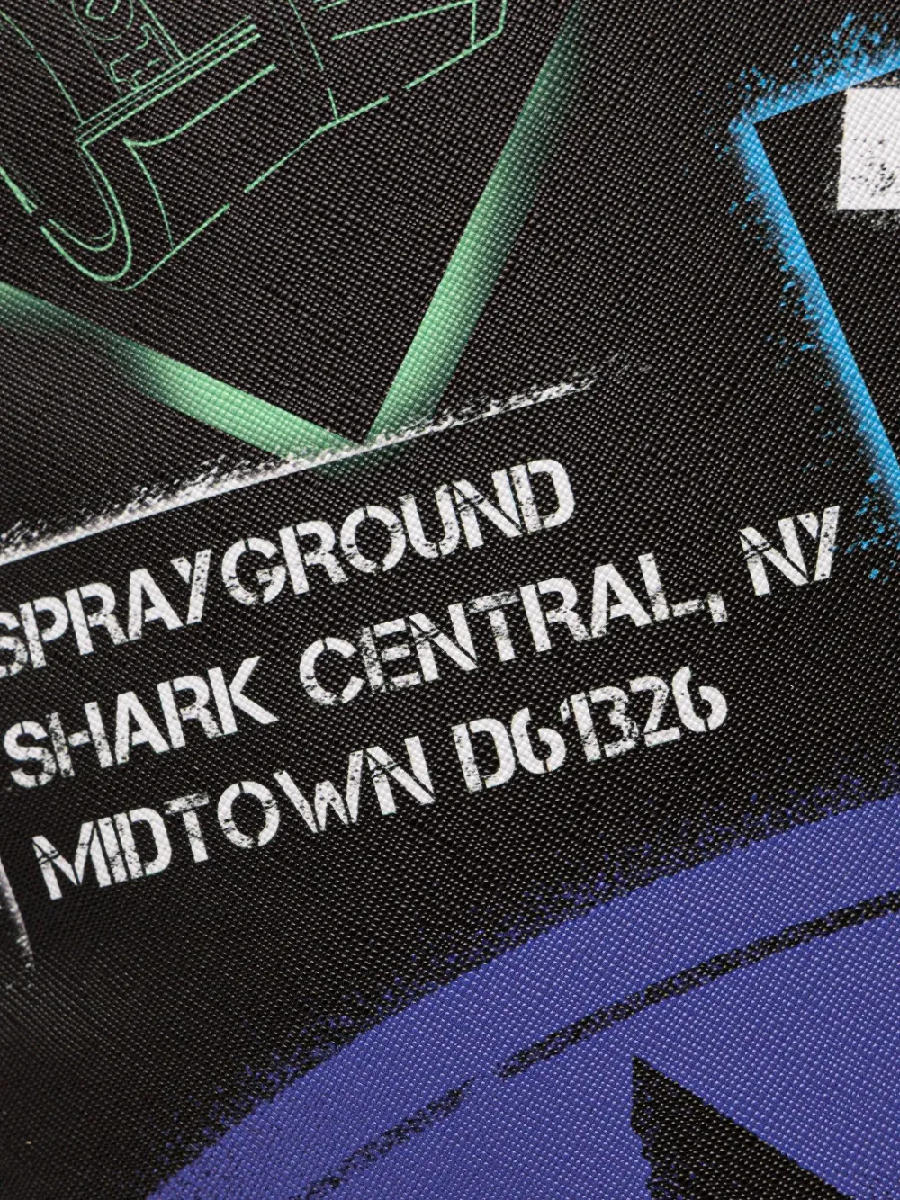 Sprayground Shark-print Backpack In Black