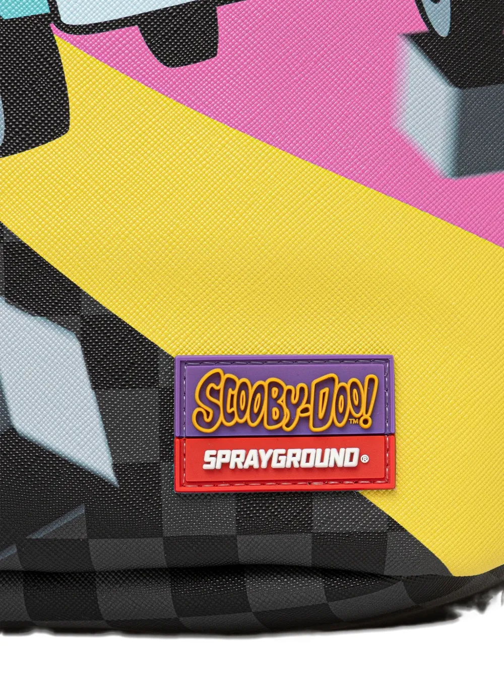 Sprayground Scooby Doo rugzak met geruit patroon Zwart