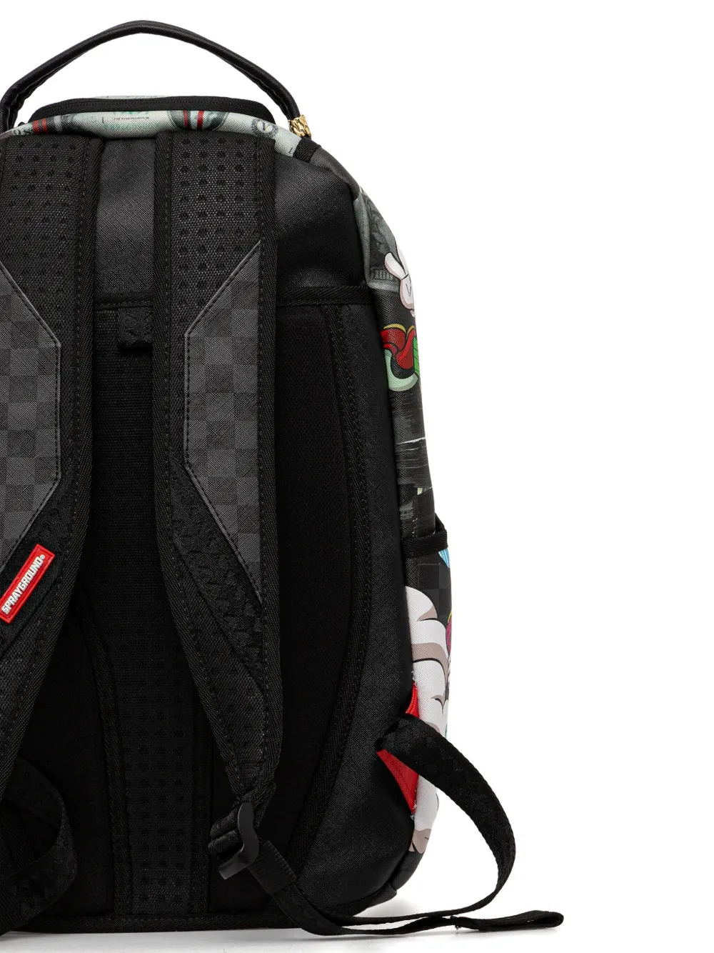 Sprayground Money-print Backpack In Black