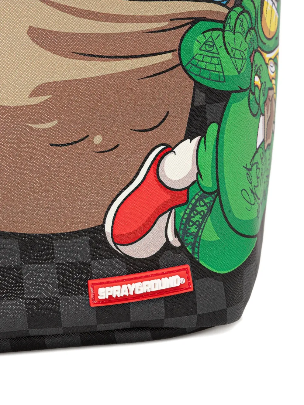 Sprayground Money-print Backpack In Black