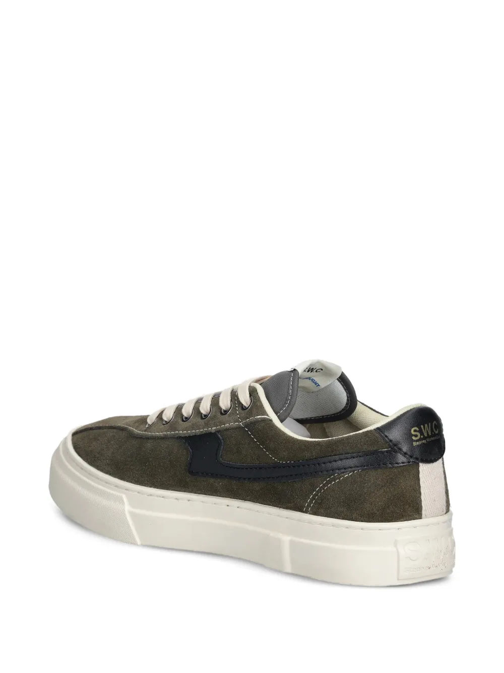  Stepney Workers Club Dellow Leather Sneakers - Green 