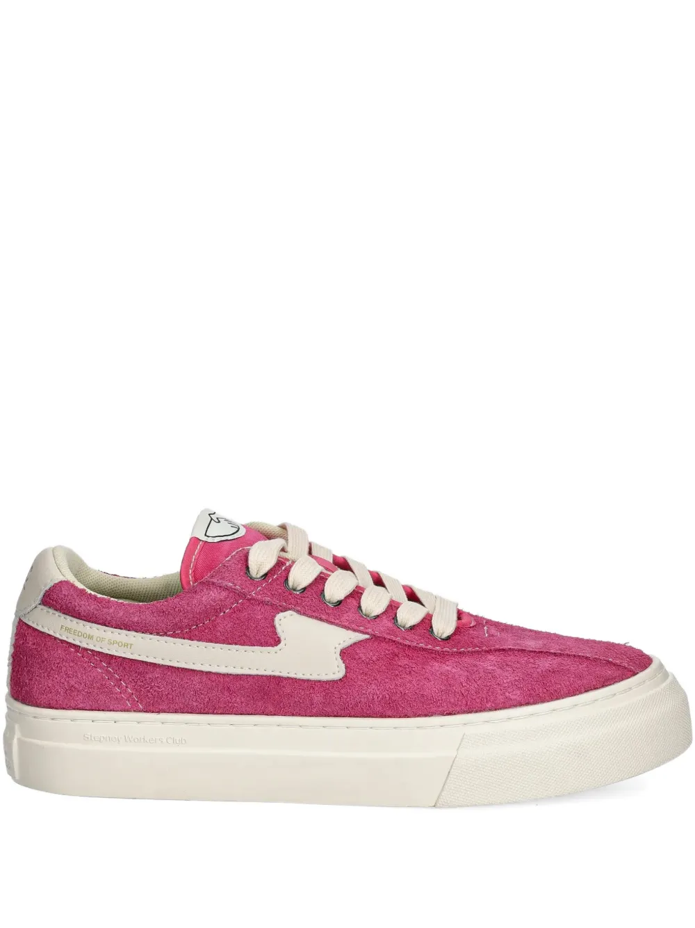 Stepney Workers Club Dellow suede low-top sneakers - Rosa