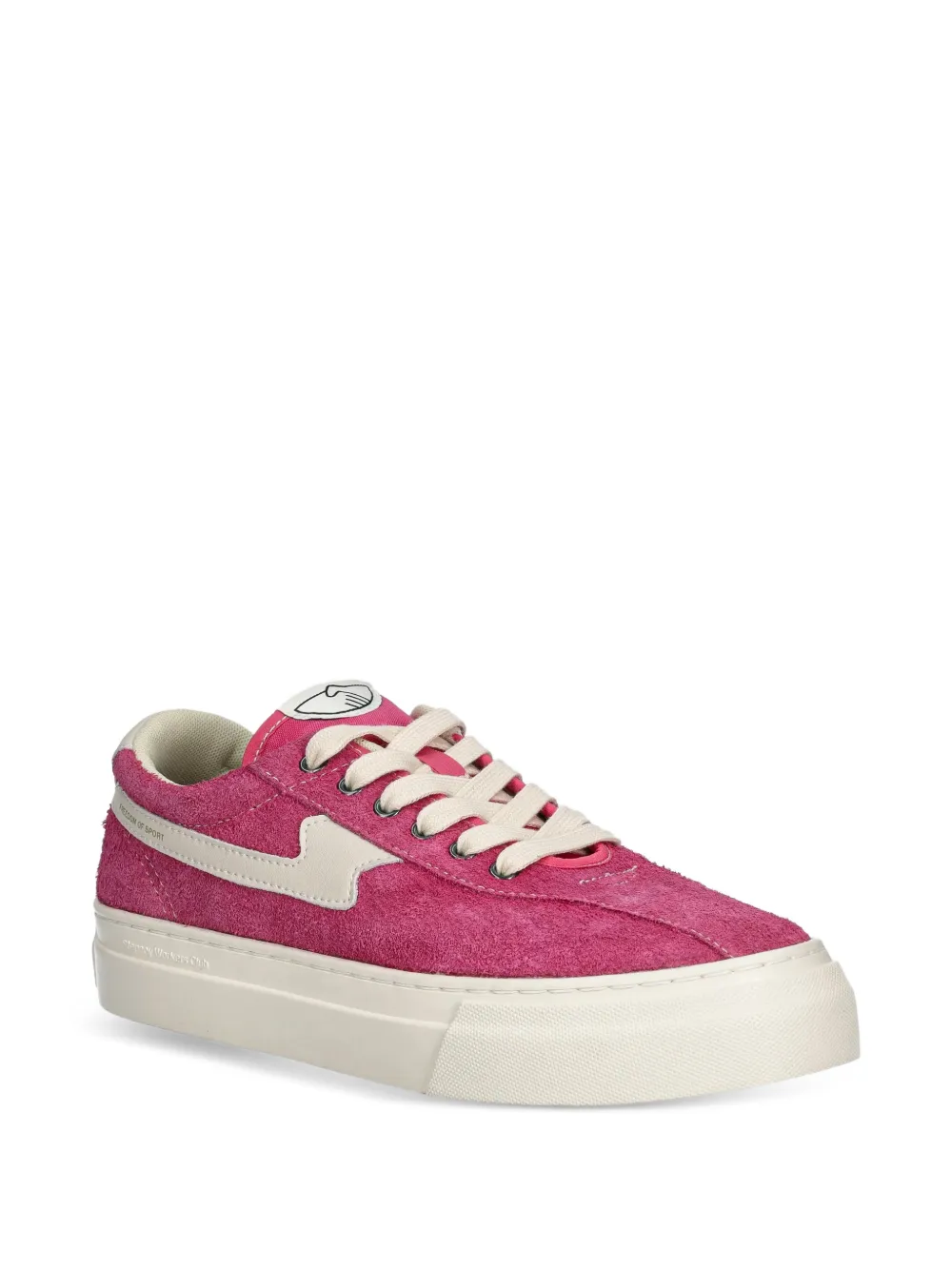 Stepney Workers Club Dellow suede low-top sneakers - Roze