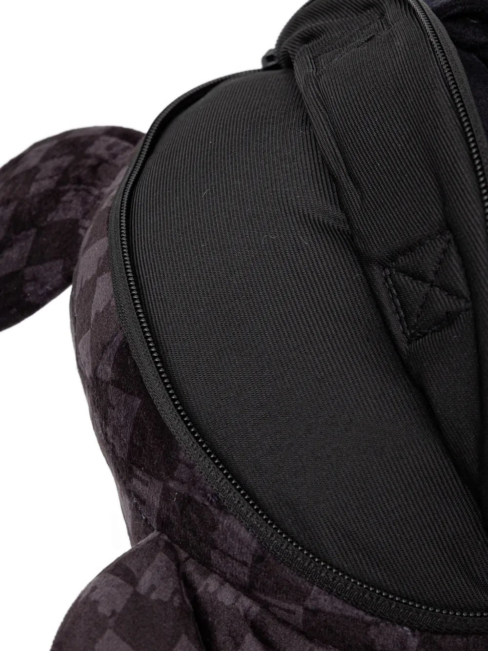 Sprayground Geruite beervormige rugzak Zwart