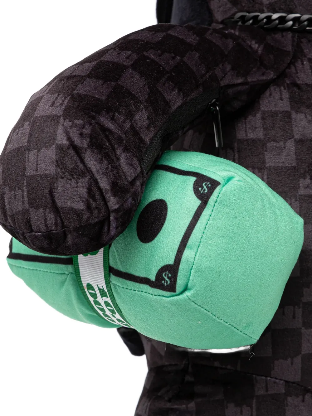 Sprayground Geruite beervormige rugzak Zwart