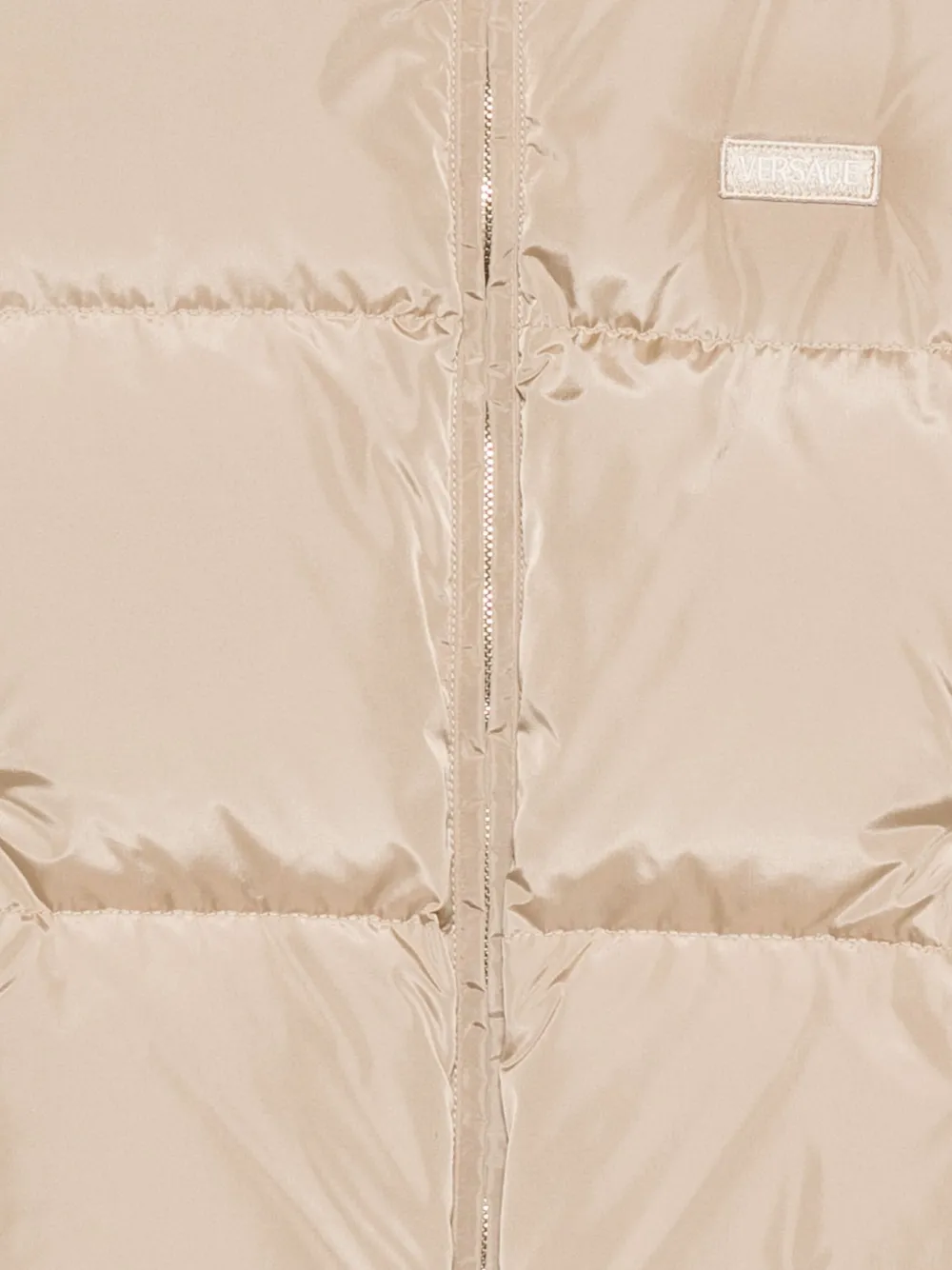Versace Kids Bodywarmer met logopatch Beige