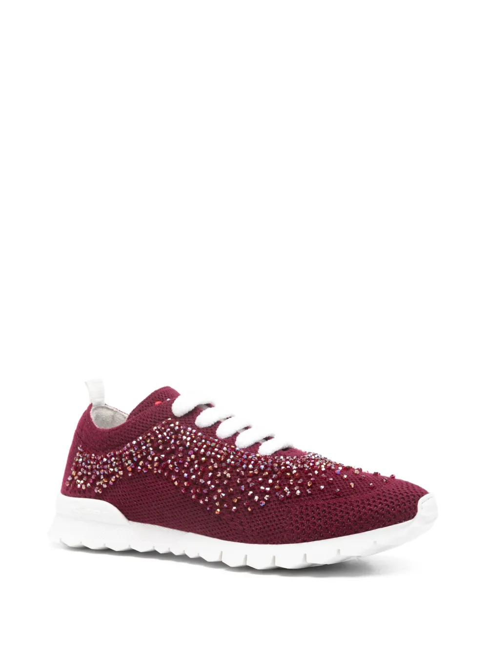 Kiton Verfraaide sneakers - Rood