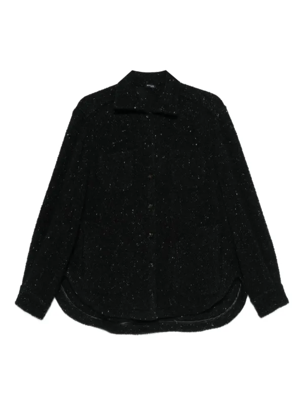 Kiton Buttoned Jacket in Black