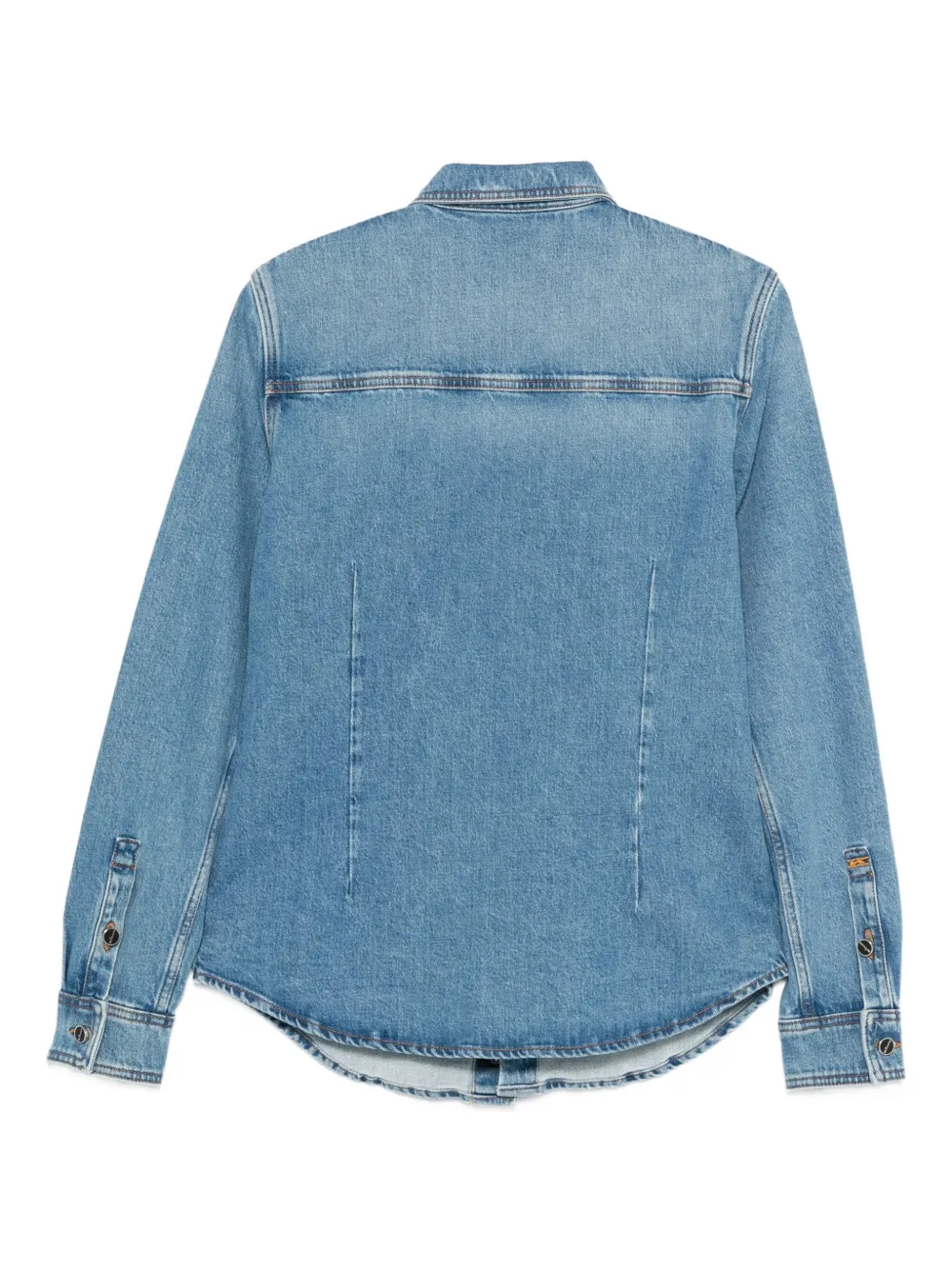 Kiton Shirtjack met borstzakken Blauw