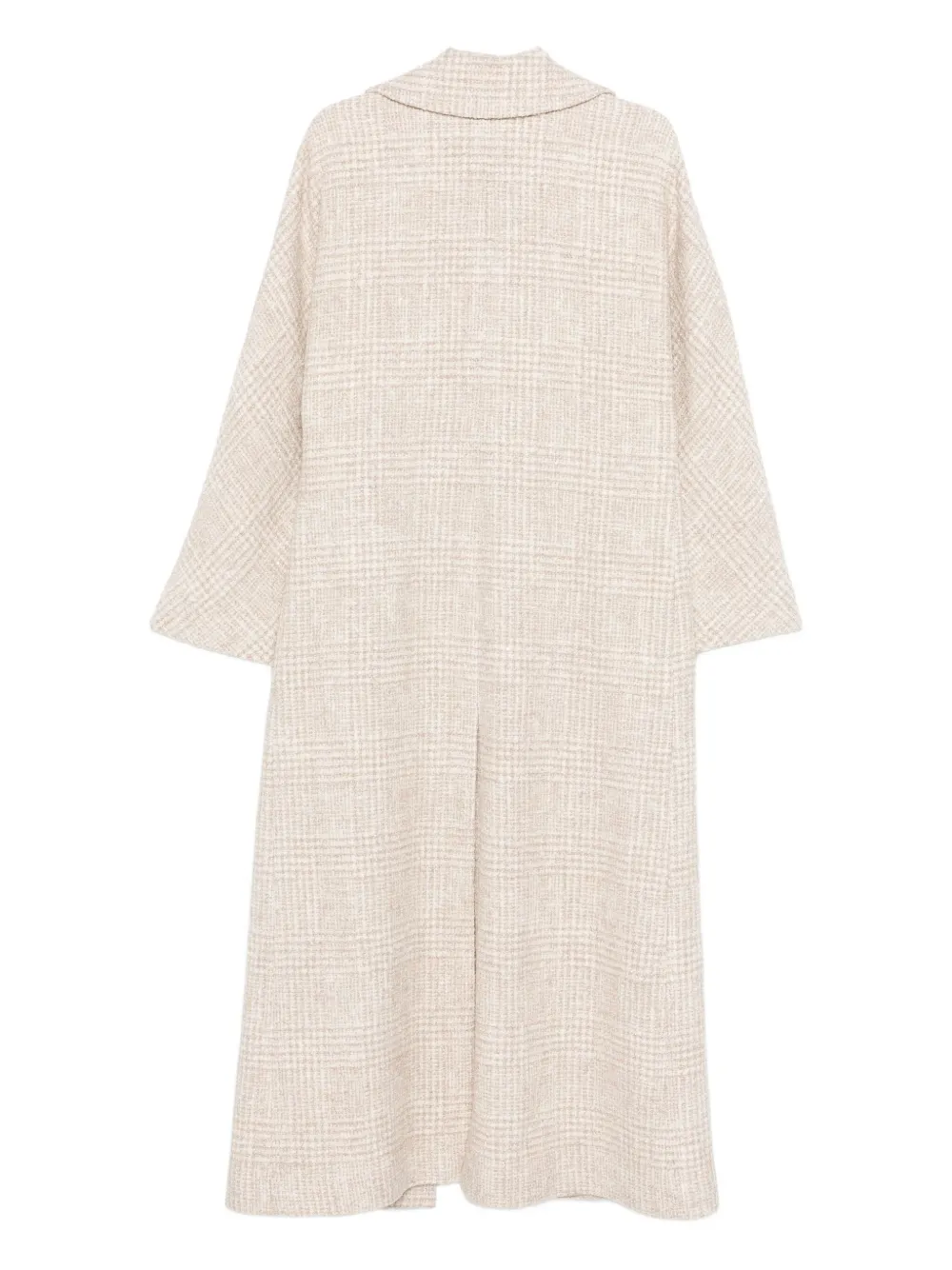 Kiton notched-collar checked coat | Single Breasted Coats | Image 2