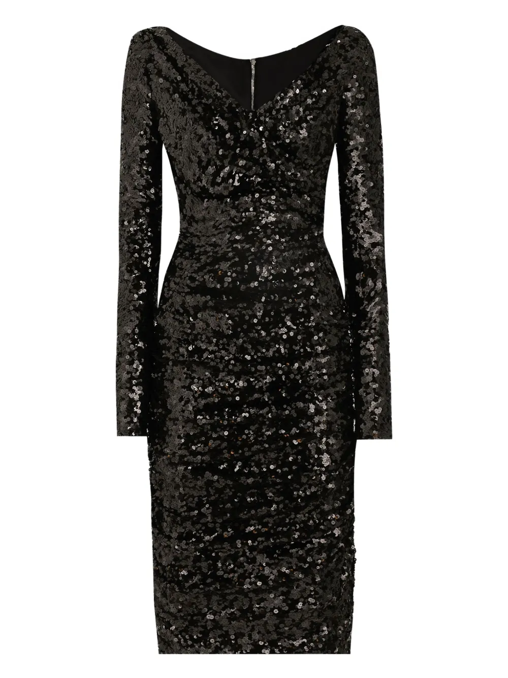 Dolce & Gabbana sequin-embellished midi dress | Black | Image 1