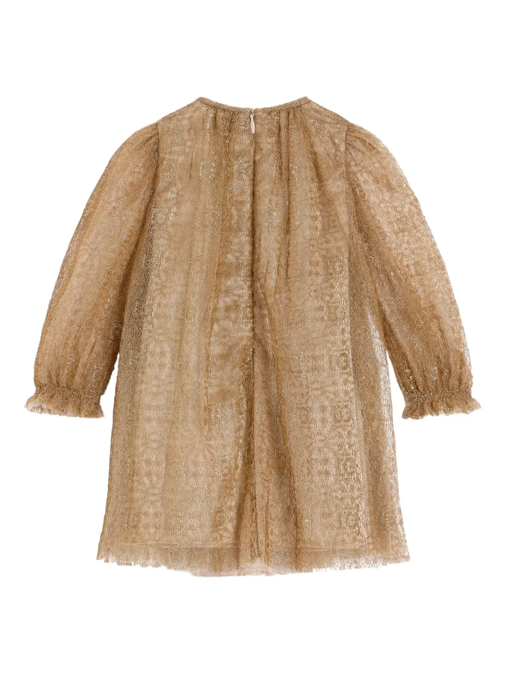 Dolce & Gabbana Kids Tulen jurk - Bruin