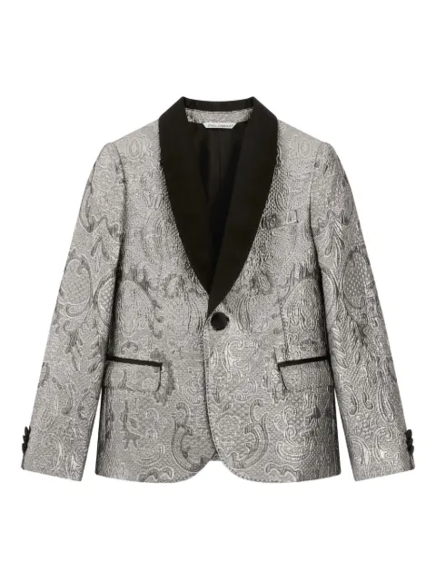 Dolce & Gabbana Kids veste boutonnée en jacquard
