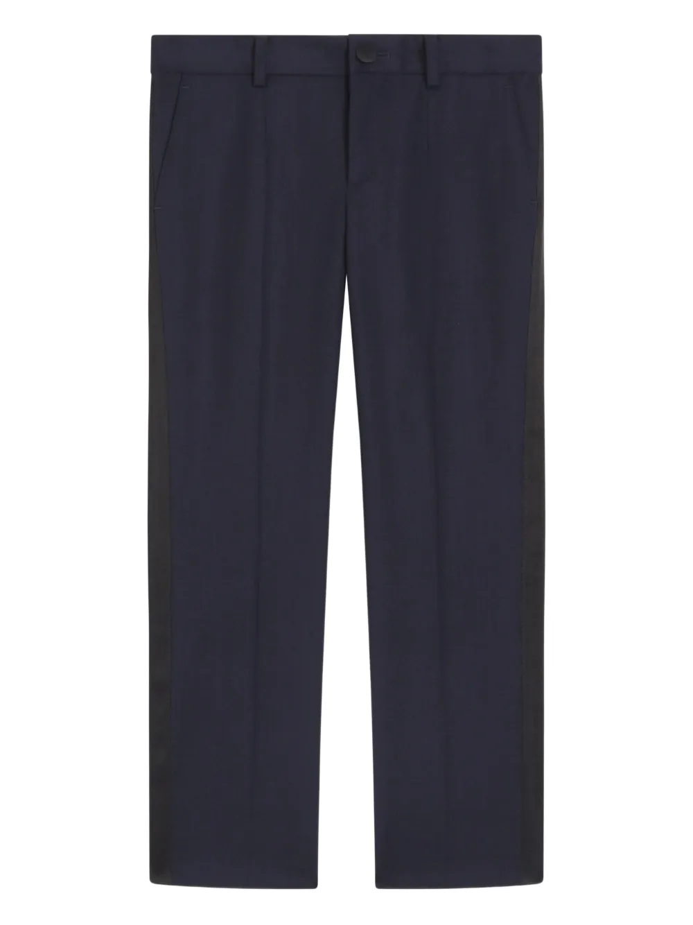 Dolce & Gabbana Patch-detail Trousers In Blue