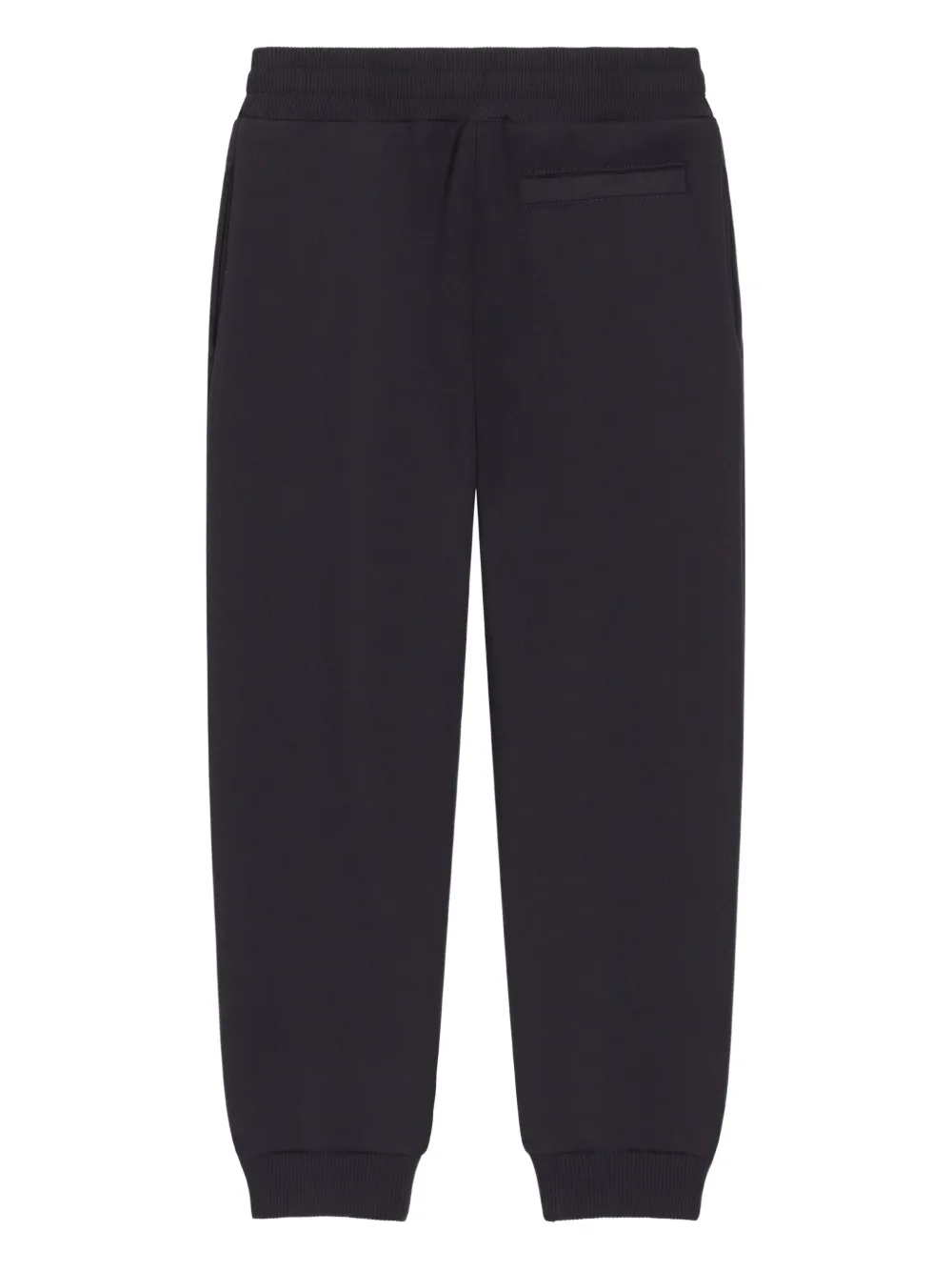 Dolce & Gabbana Patch-detail Fleece Trousers In Blue