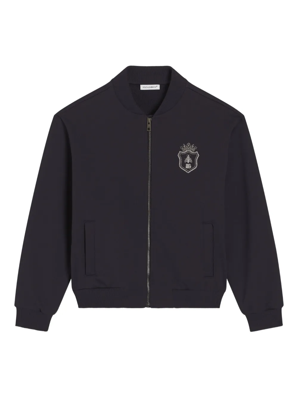 Dolce & Gabbana Kids Felpa con zip - Blu