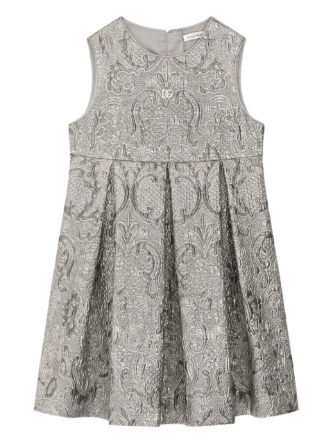 Dolce & Gabbana Kids jacquard sleeveless dress