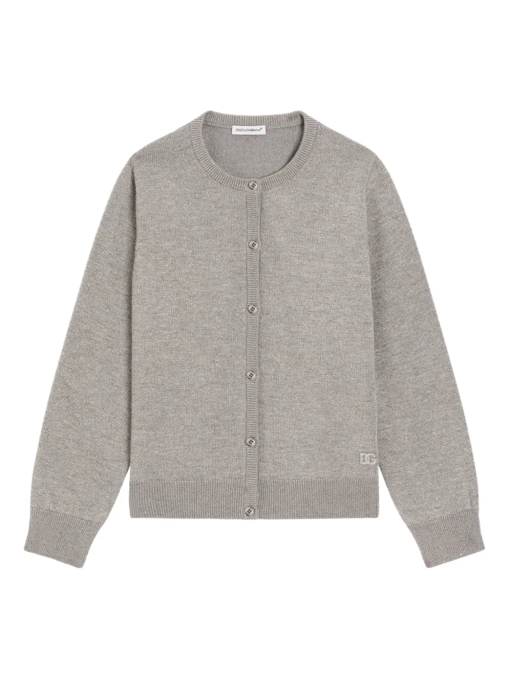 Dolce & Gabbana Kids sudadera con cuello redondo | gris | Image 1