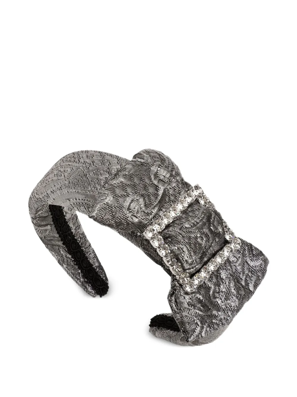 Dolce & Gabbana Kids Haarband verfraaid met jacquard Grijs