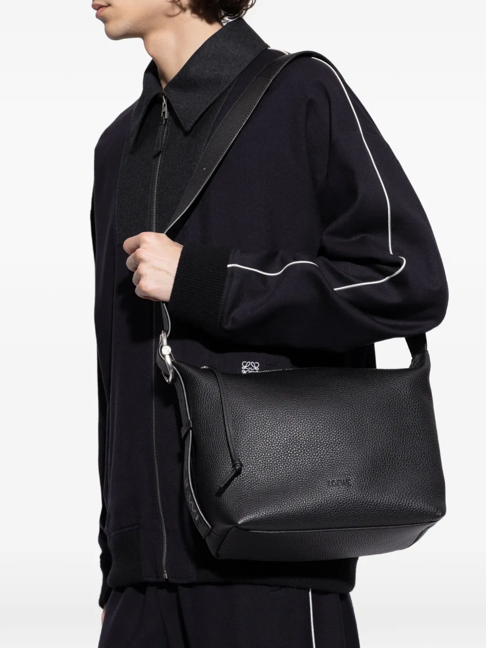 LOEWE Borsa a spalla Cubi in pelle - Nero
