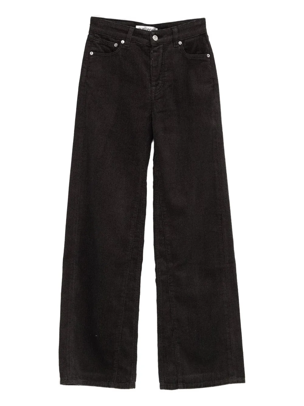 OUR LEGACY Treble Cut cotton trousers - Marrone