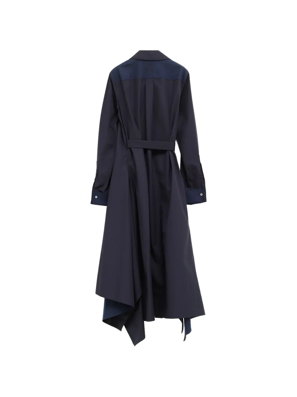  Loewe Layered Belted Midi Dress - Blue 